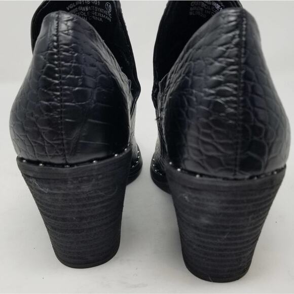 Very J New Black Ankle Booties Western comfortable Women Size 10 New without Box - Picture 7 of 12